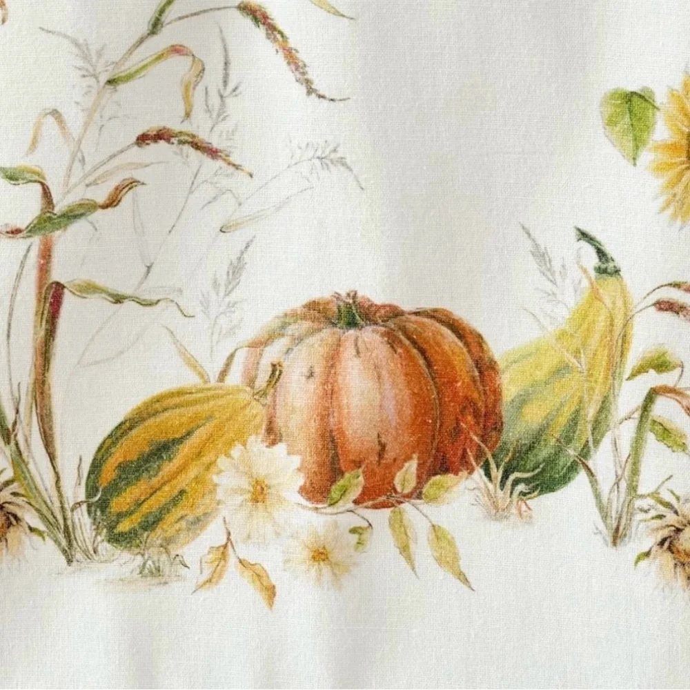 Pottery Barn Bedford Harvest Cotton/Linen Table Runner